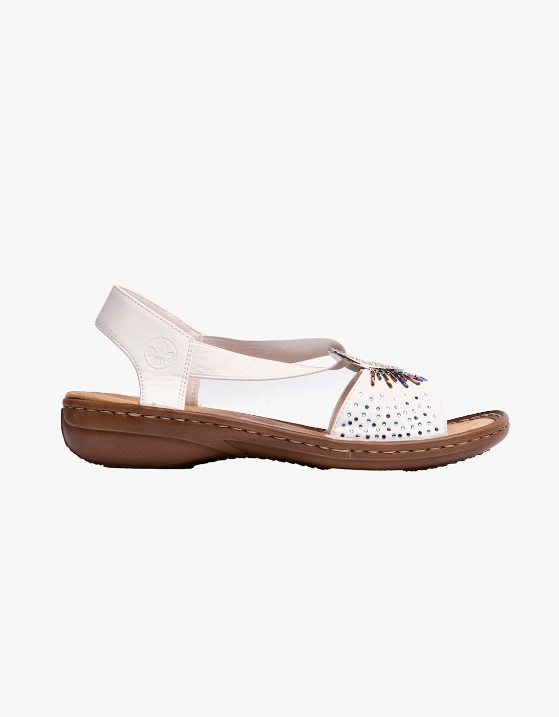 Rieker Women's White 60880 Slingback Sandals  3.5 Uk Size 3.5