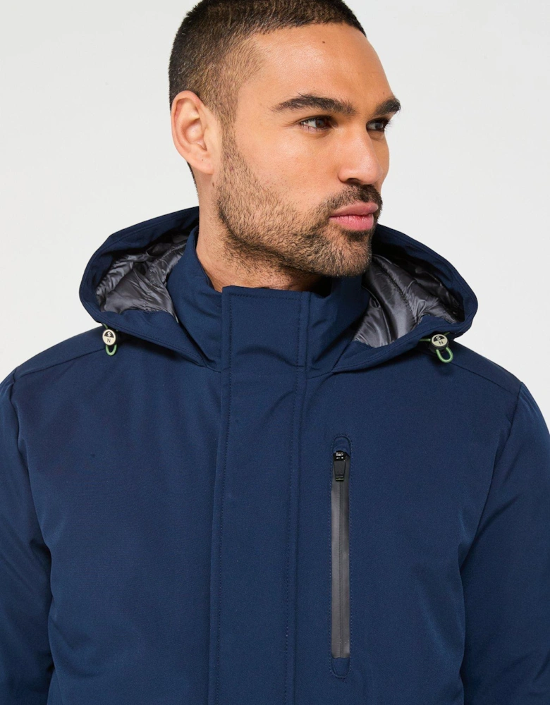 Soft Shell Tech Parka - Navy