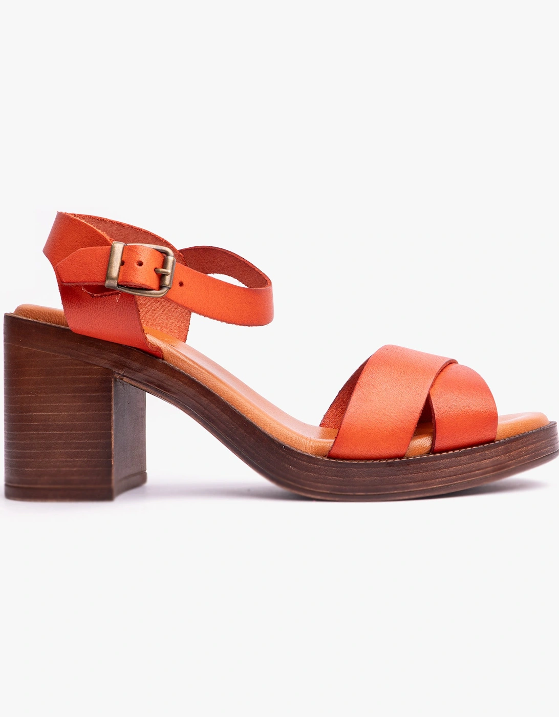 GEORGIA Womens Sandals Orange, 7 of 6