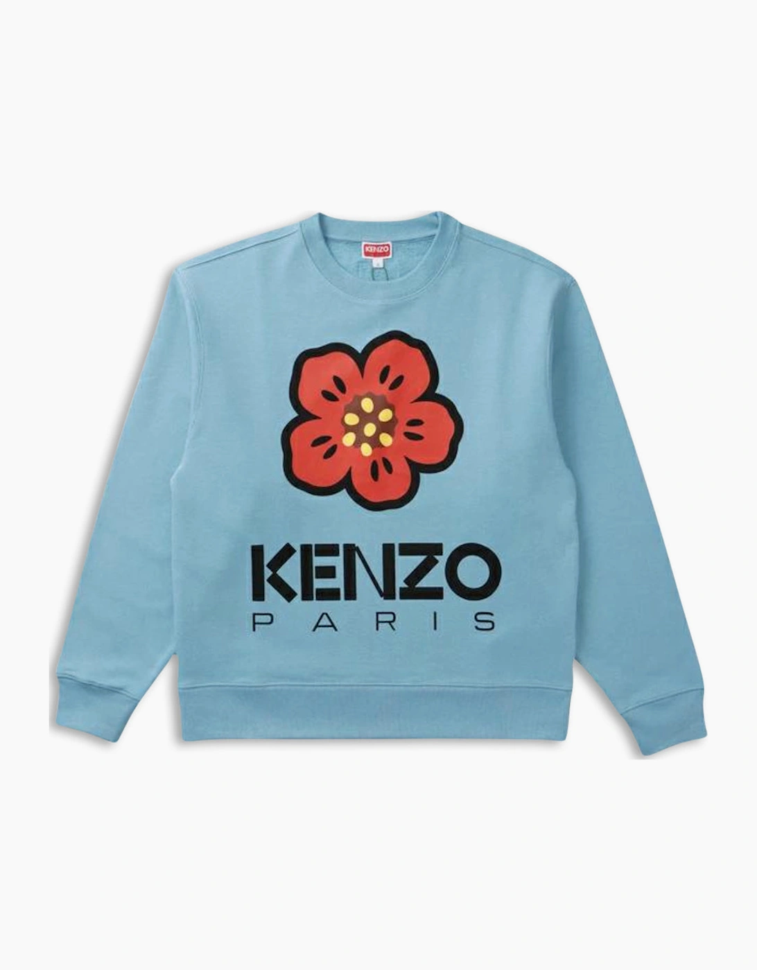 Men's Men's Kenzo Cyan Boke Flower Sweatshirt - Blue - Size: 40