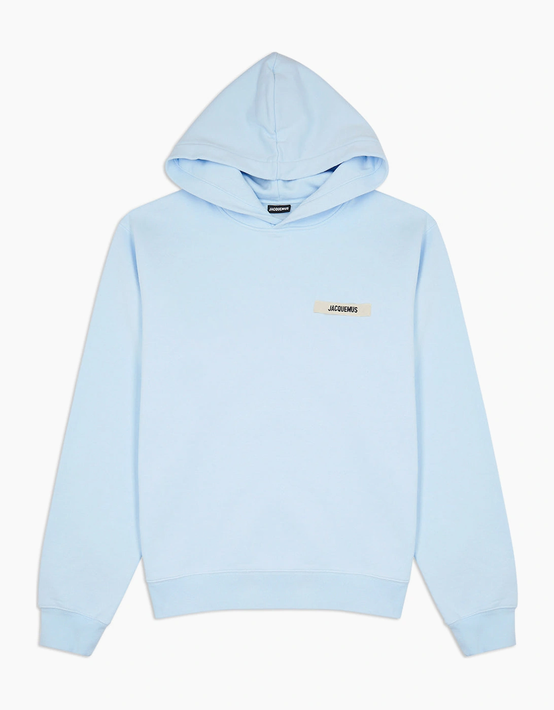 Men's Men's Blue Jacquemus Le Hoodie Gros Grain Sweatshirt - Size: 40
