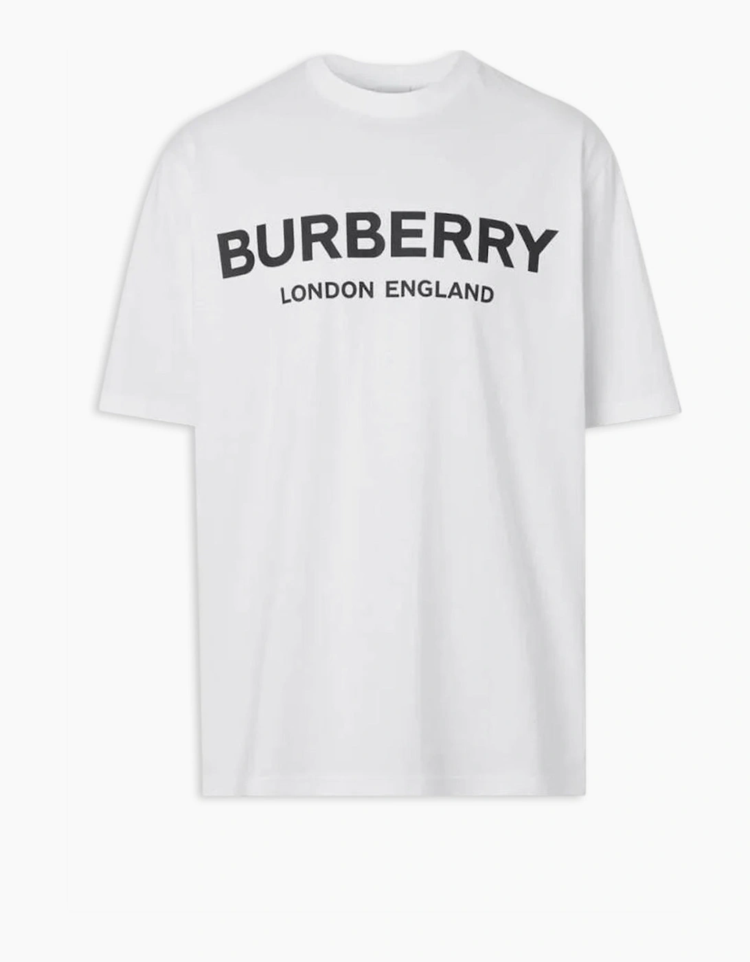 Burberry Men's White London England Logo T-Shirt  38 M