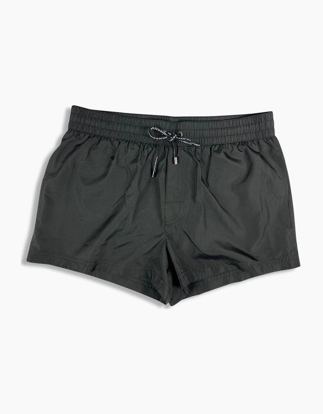 Men's Men's Black Dolce & Gabbana Short Jacquard Swim Trunks - Size: 32/30/31