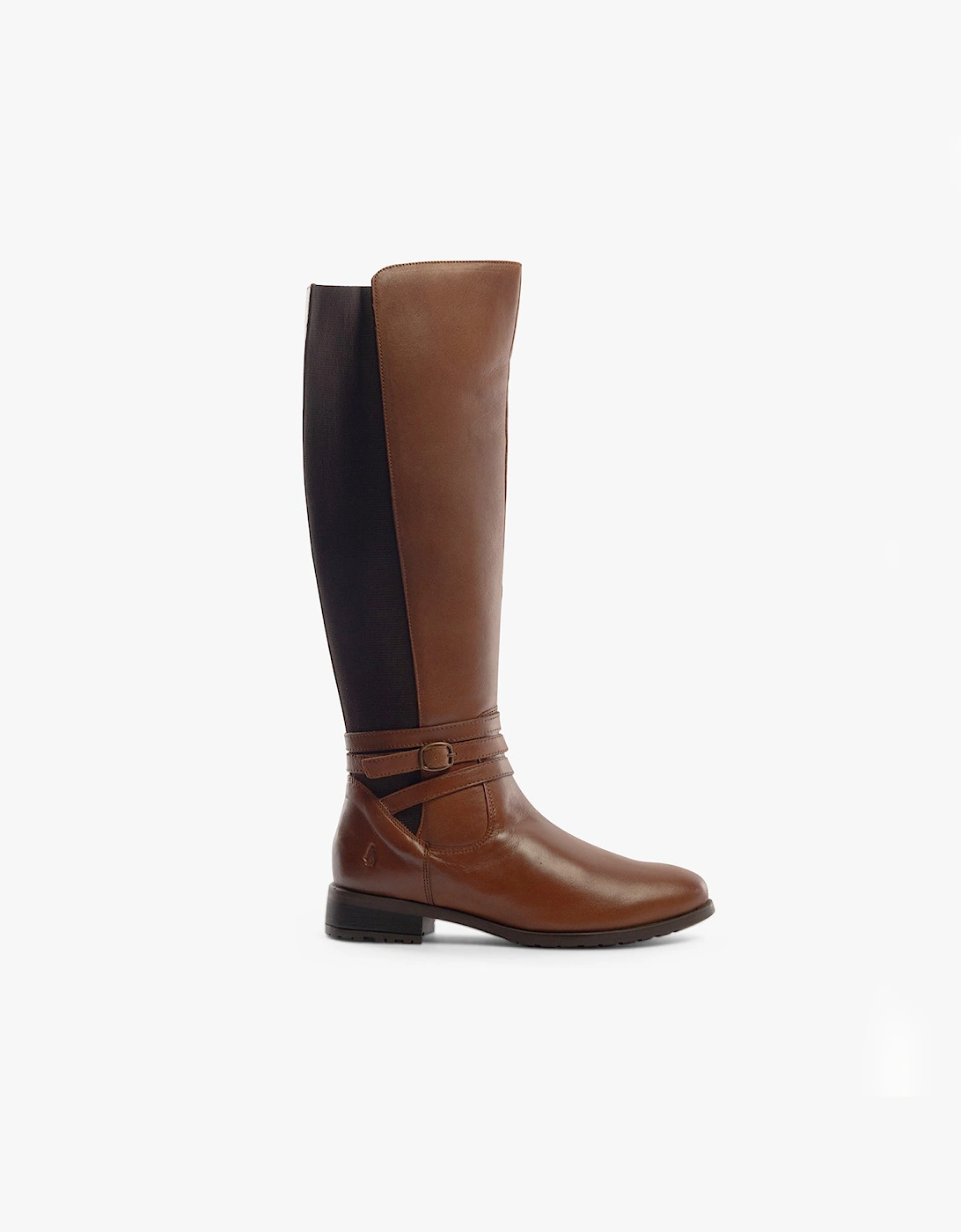 Women's Hush Puppies VANESSA Womens Leather Tall Boots Tan - Brown - Size: 3
