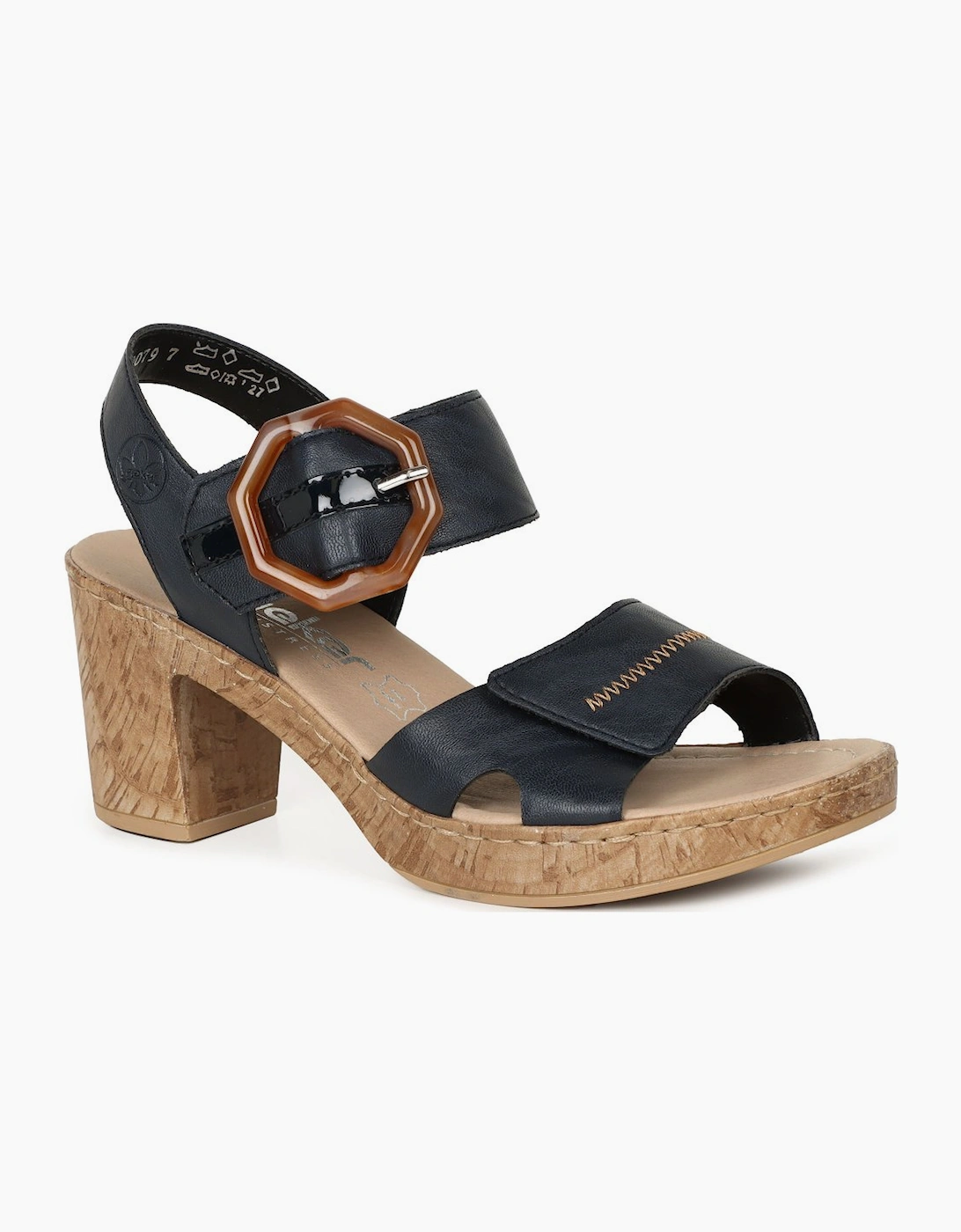 Rieker Women's Vital Womens Sandals - Black - Size: 5