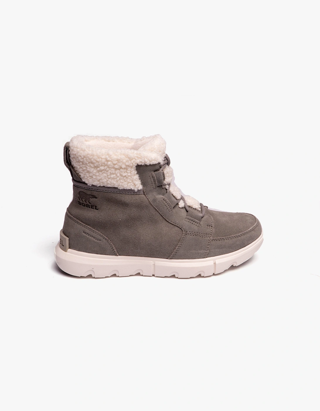 Women's Sorel EXPLORER NEXT CARNIVAL Womens Snow Boots Quarry - Grey - Size: 7
