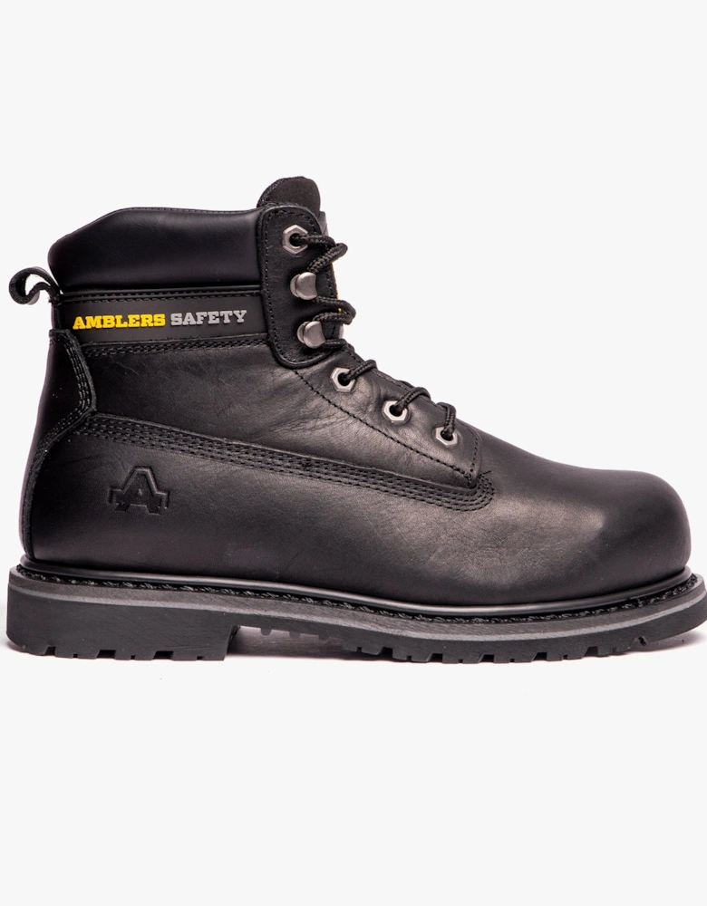 Amblers Safety FS9 Unisex Leather Safety Boots Black