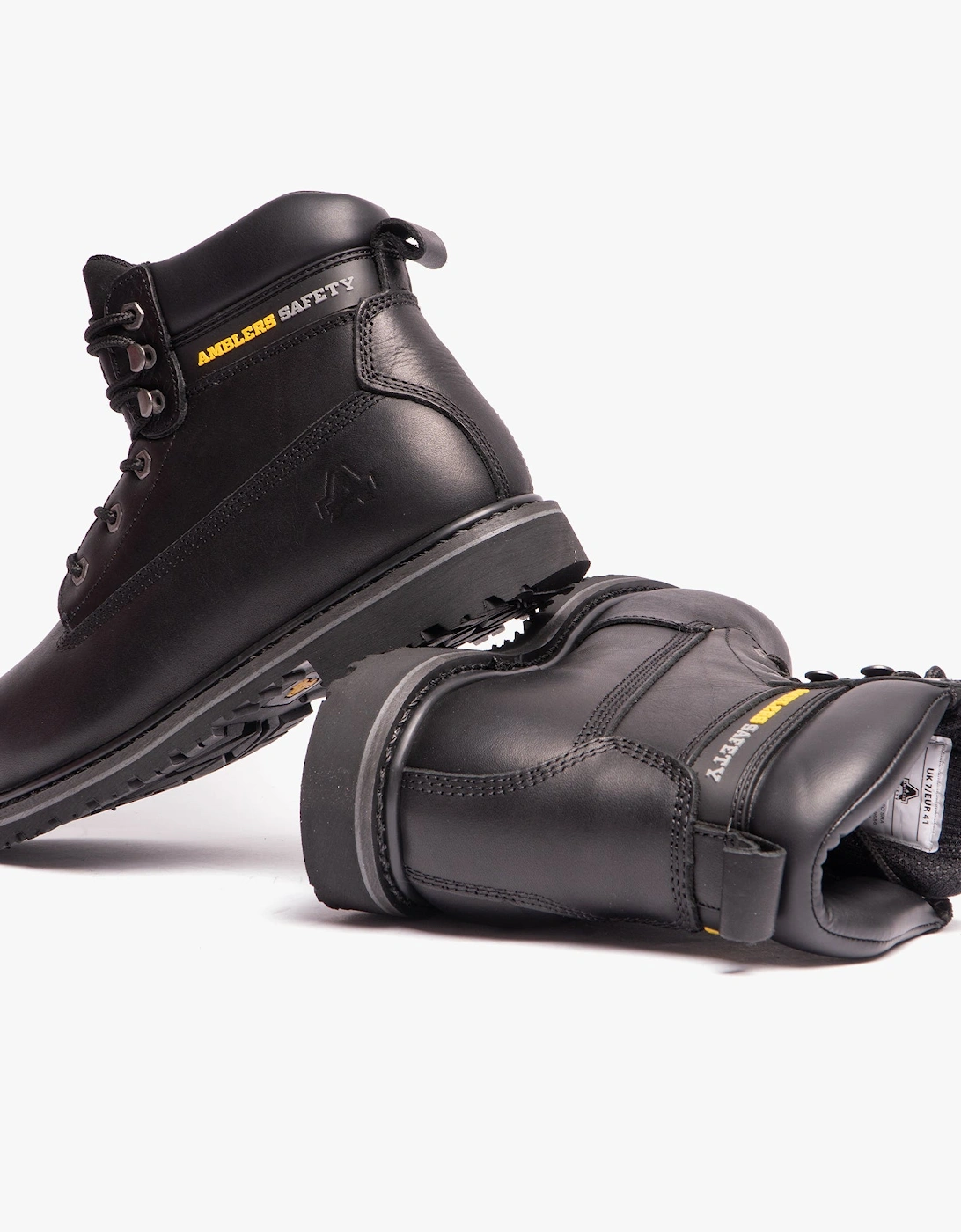 Amblers Safety FS9 Unisex Leather Safety Boots Black