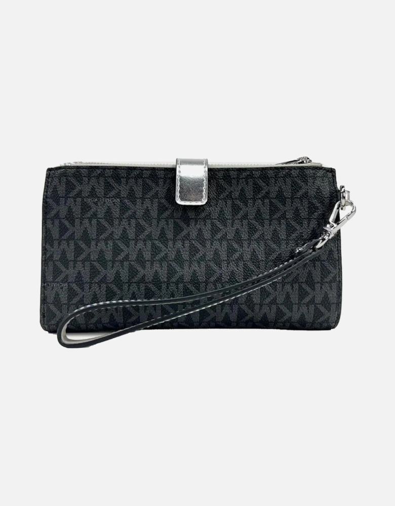 Travel Patchwork Wristlet Women - Black Wallets
