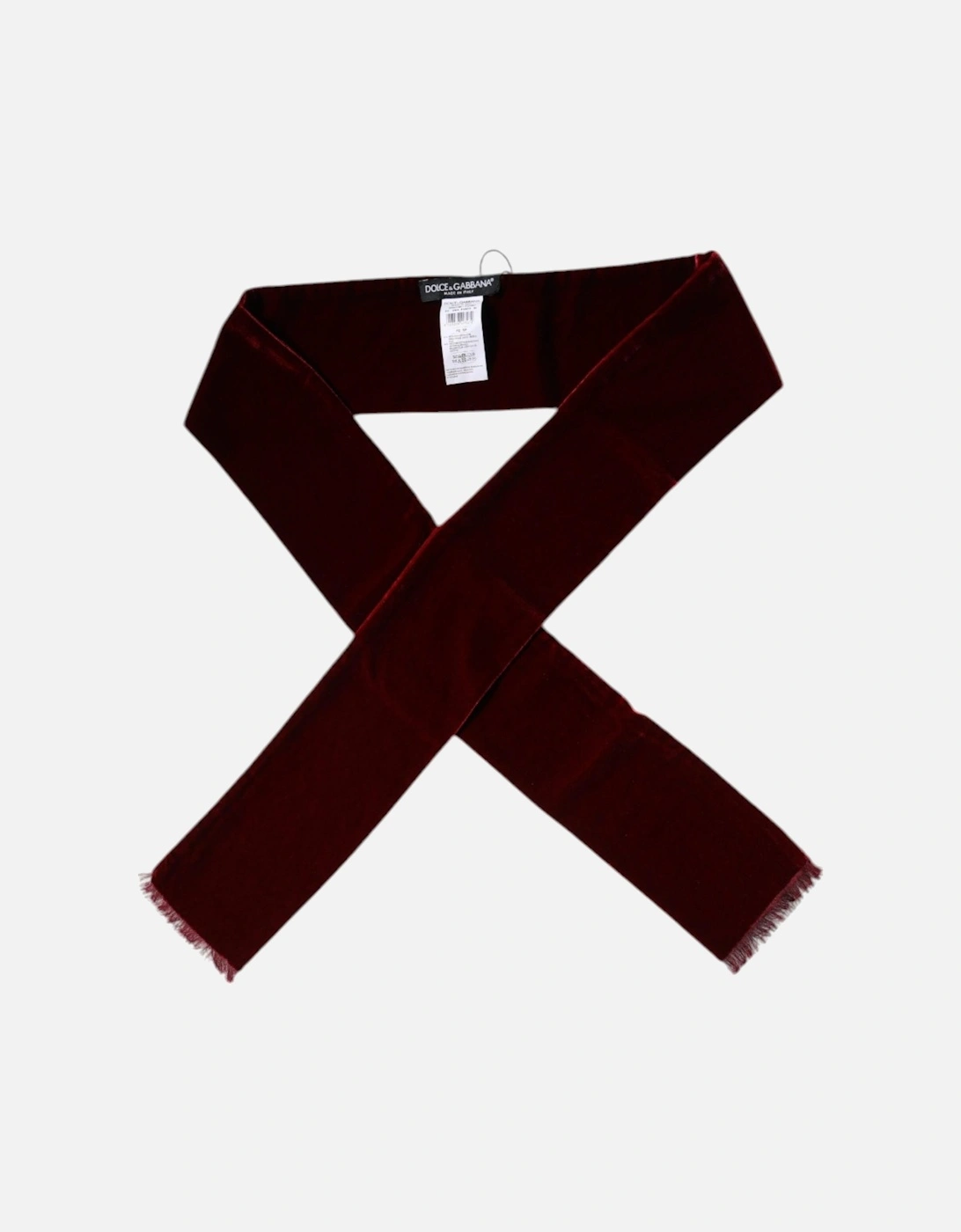Cotton and Silk Blend Fringed Scarf Women - Bordeaux Scarves, 4 of 3
