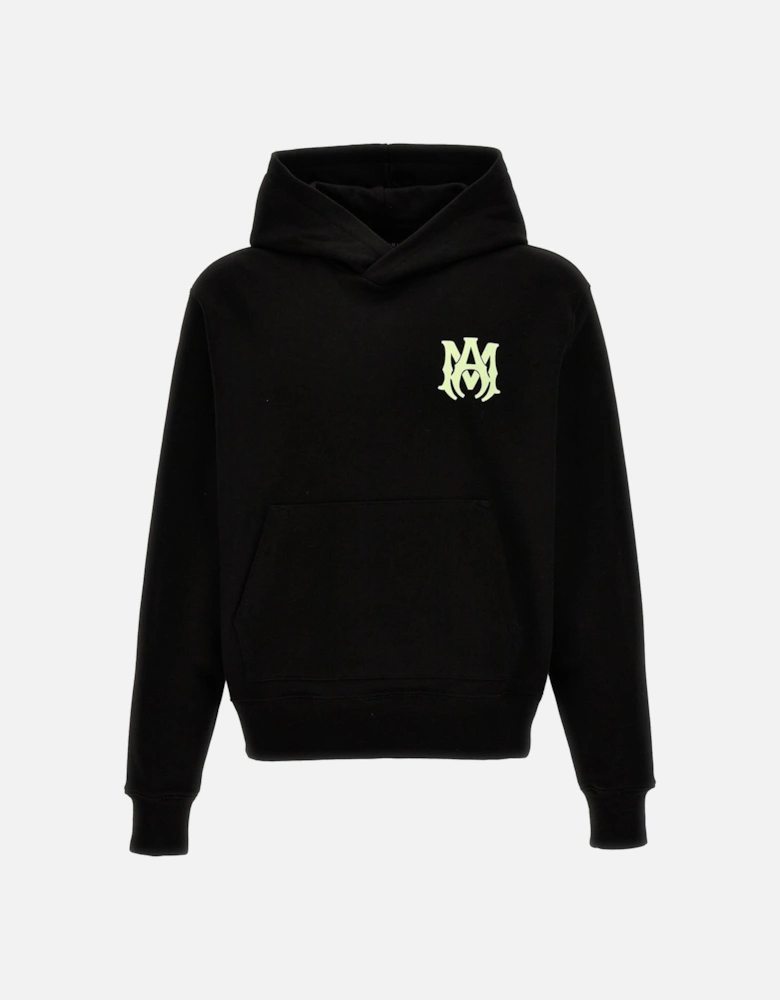 M.A Logo Hoodie Black/Lime