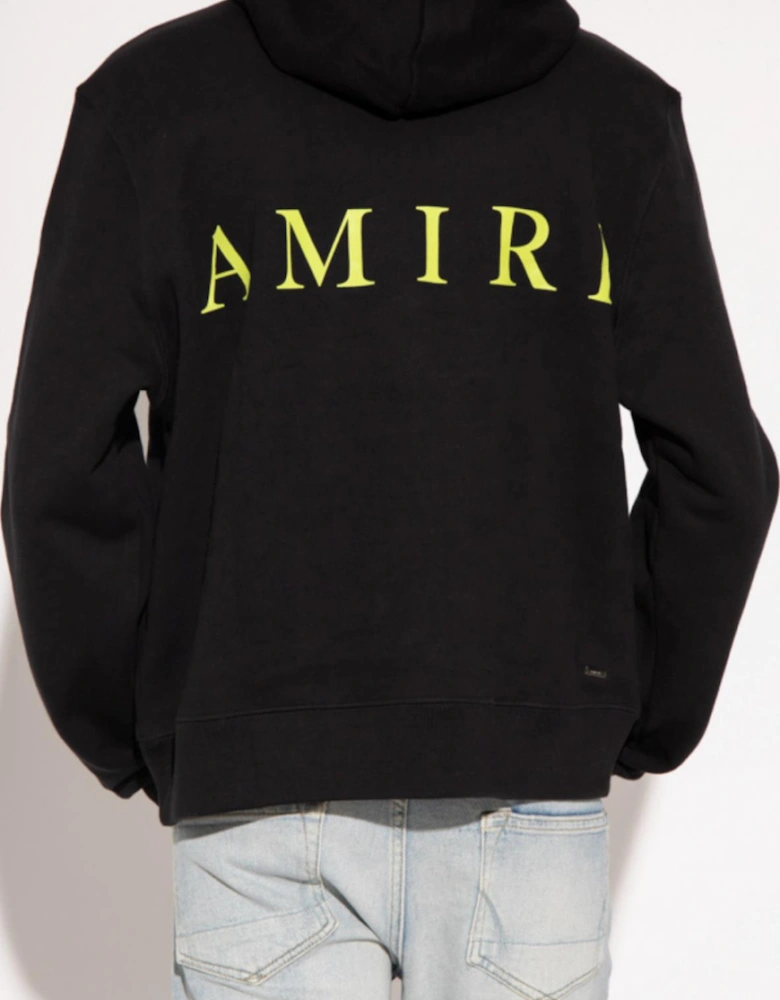 M.A Logo Hoodie Black/Lime