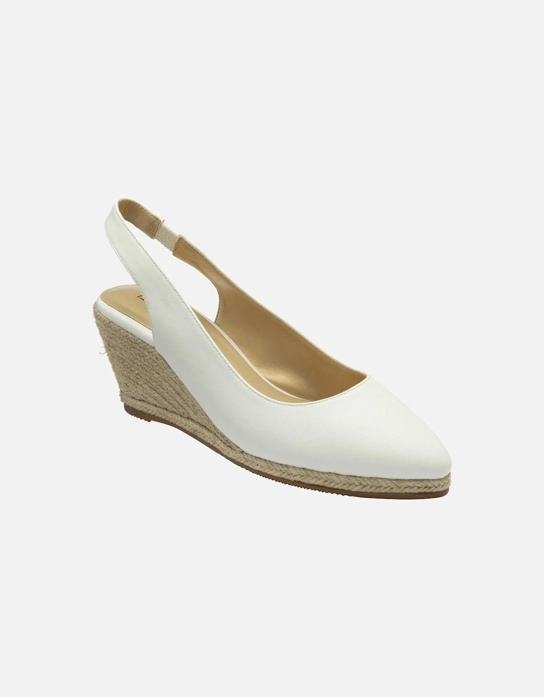 Gigi Womens Slingback Espadrille Wedges, 4 of 3