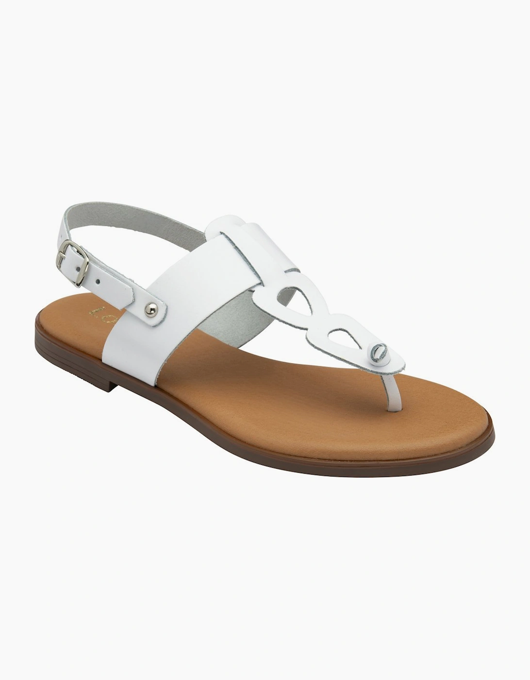 Lotus Women's Bibiana Womens Sandals - White - Size: 3