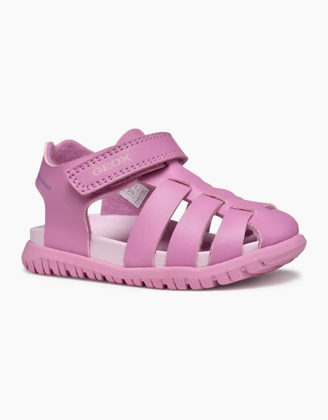 Geox Girls Pink 'S Baby Fusbetto Infant Sandals  F (Standard)/7.5 Size 7.5 Kids