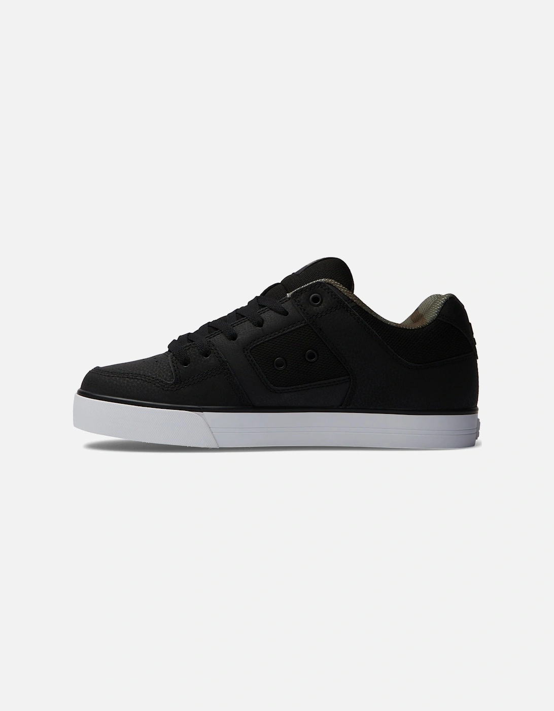 Mens Pure Leather Low Rise Trainers, 2 of 1