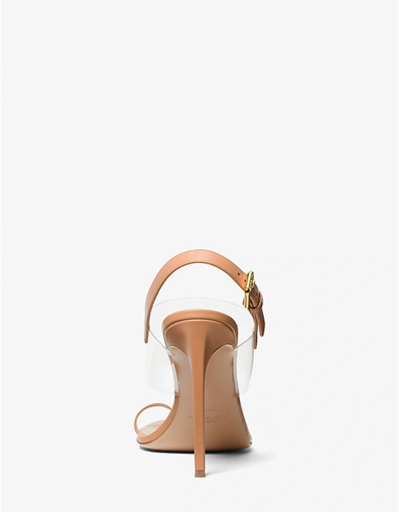 Catherine Leather and Vinyl Sandal