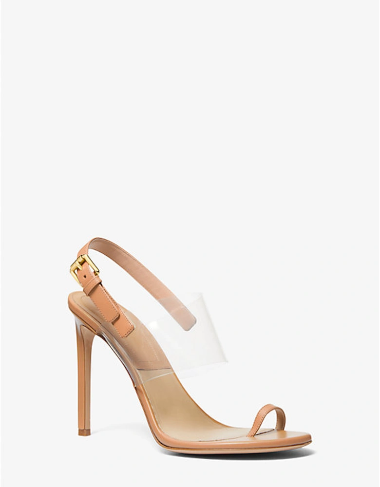 Catherine Leather and Vinyl Sandal