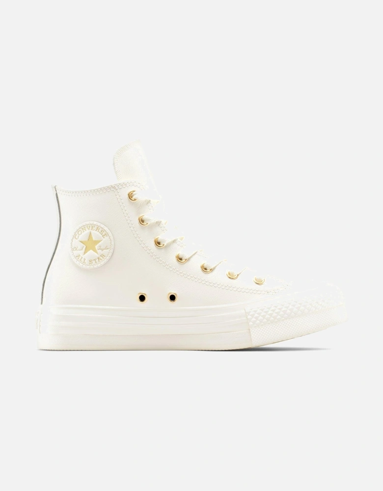 Kids Chuck Taylor All Star Eva Lift Leather Hi - Beige