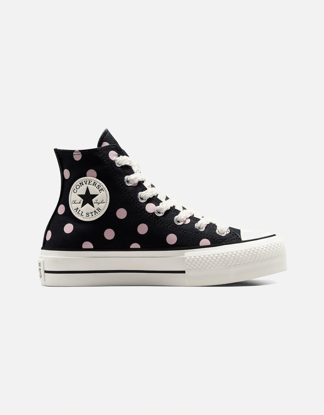 Women's Chuck Taylor All Star Lift Canvas Hi-Top Trainers - Black, 2 of 1