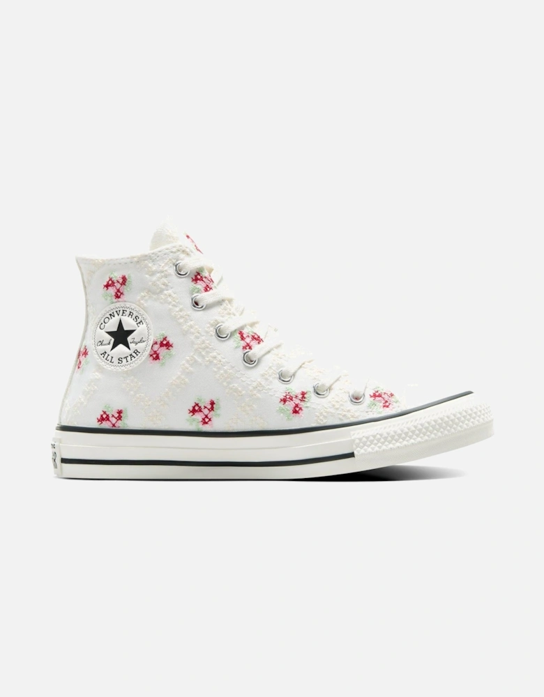 Kids Chuck Taylor All Star Canvas Hi Tops - White