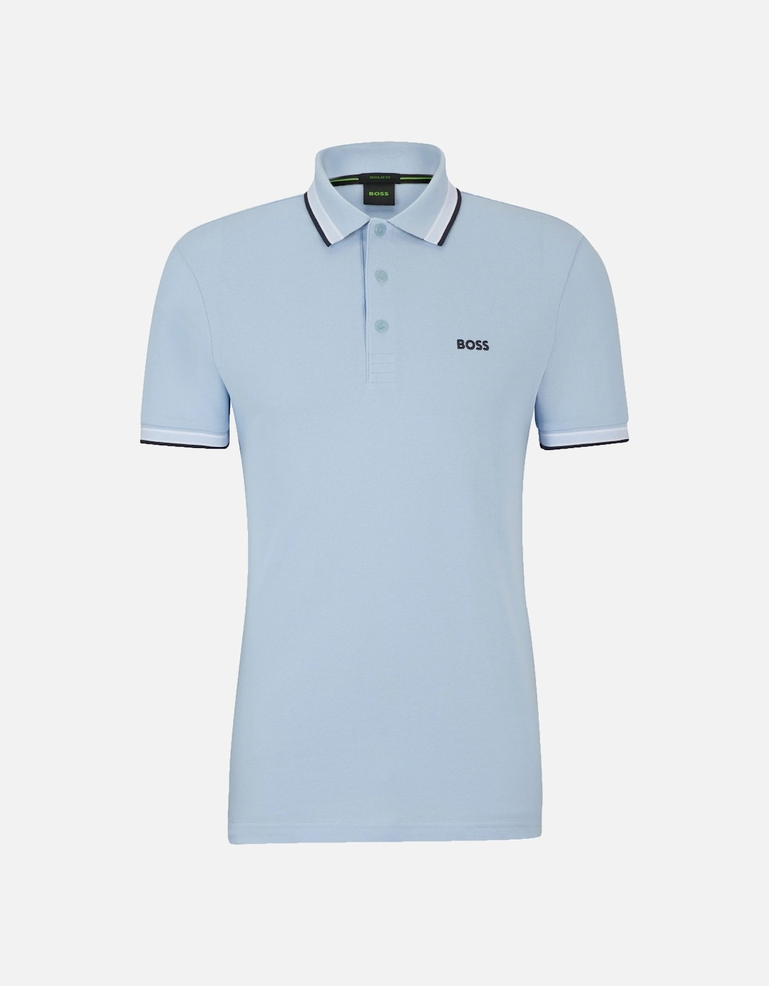 Boss Paddy Polo Shirt Bright Blue, 4 of 3