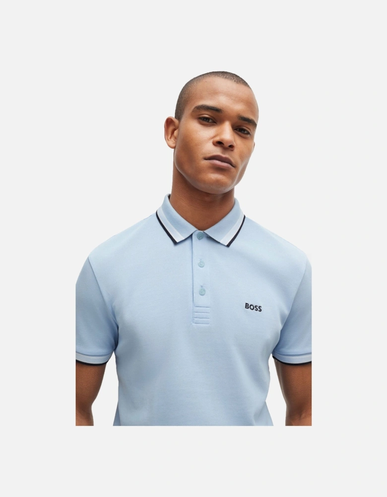 Boss Paddy Polo Shirt Bright Blue