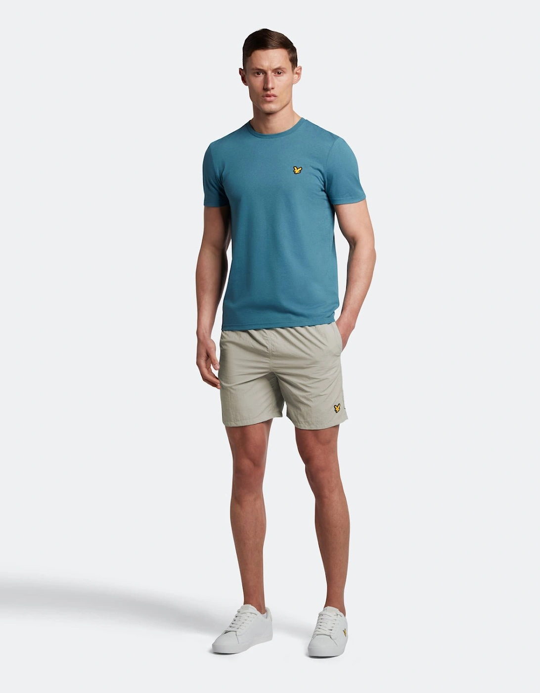 Lyle And Scott Men's Swim Shorts - Tan - Size: 33/32/32