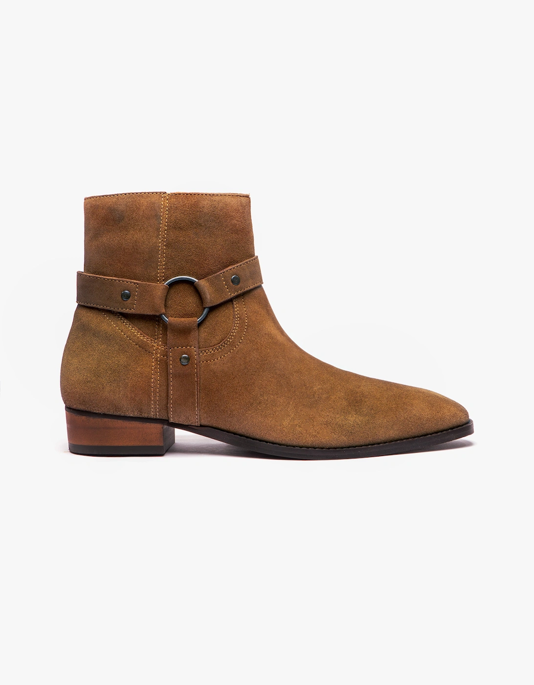Men's Club Cubano RAUL Mens Boots Cognac - Brown - Size: 11