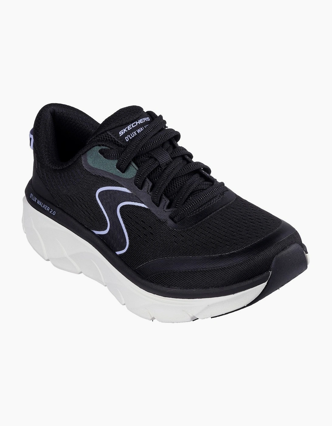 Skechers Women's Black D'lux Walker 2.0 Active Pace Trainers - Size: 4