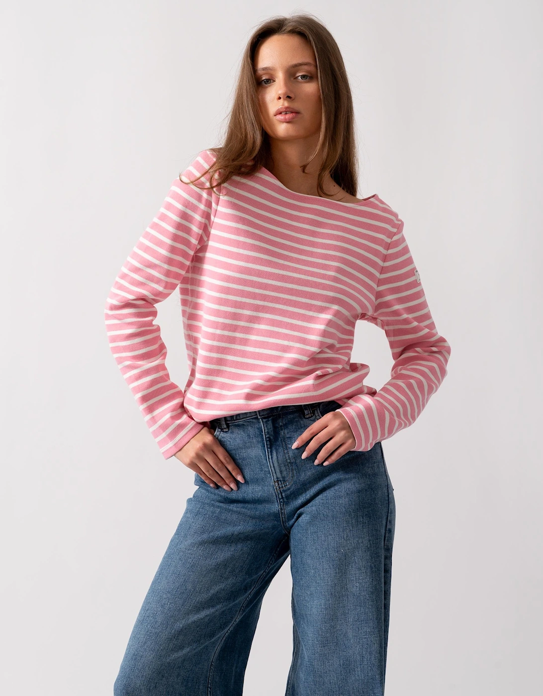 Harbour Womens Broad Stripe Breton Top, 7 of 6