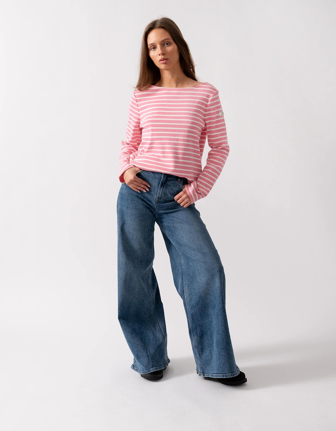 Harbour Womens Broad Stripe Breton Top
