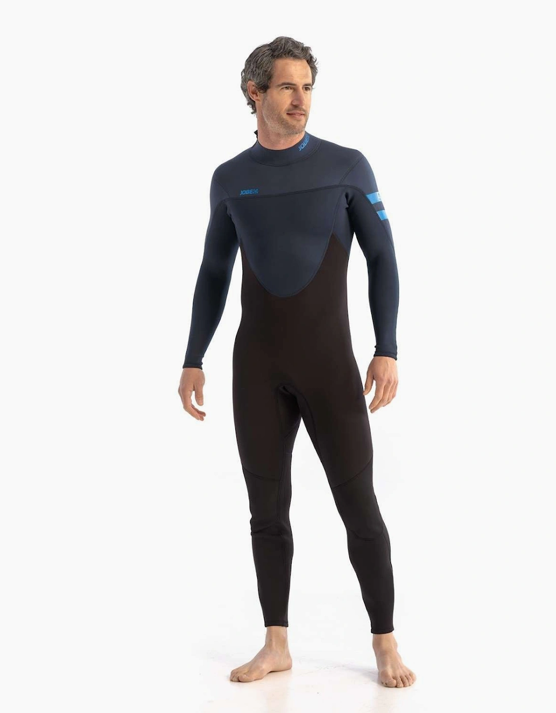 Men's Jobe Mens Perth 3/2mm Back Zip Full Length Wetsuit - Blue - Size: XL
