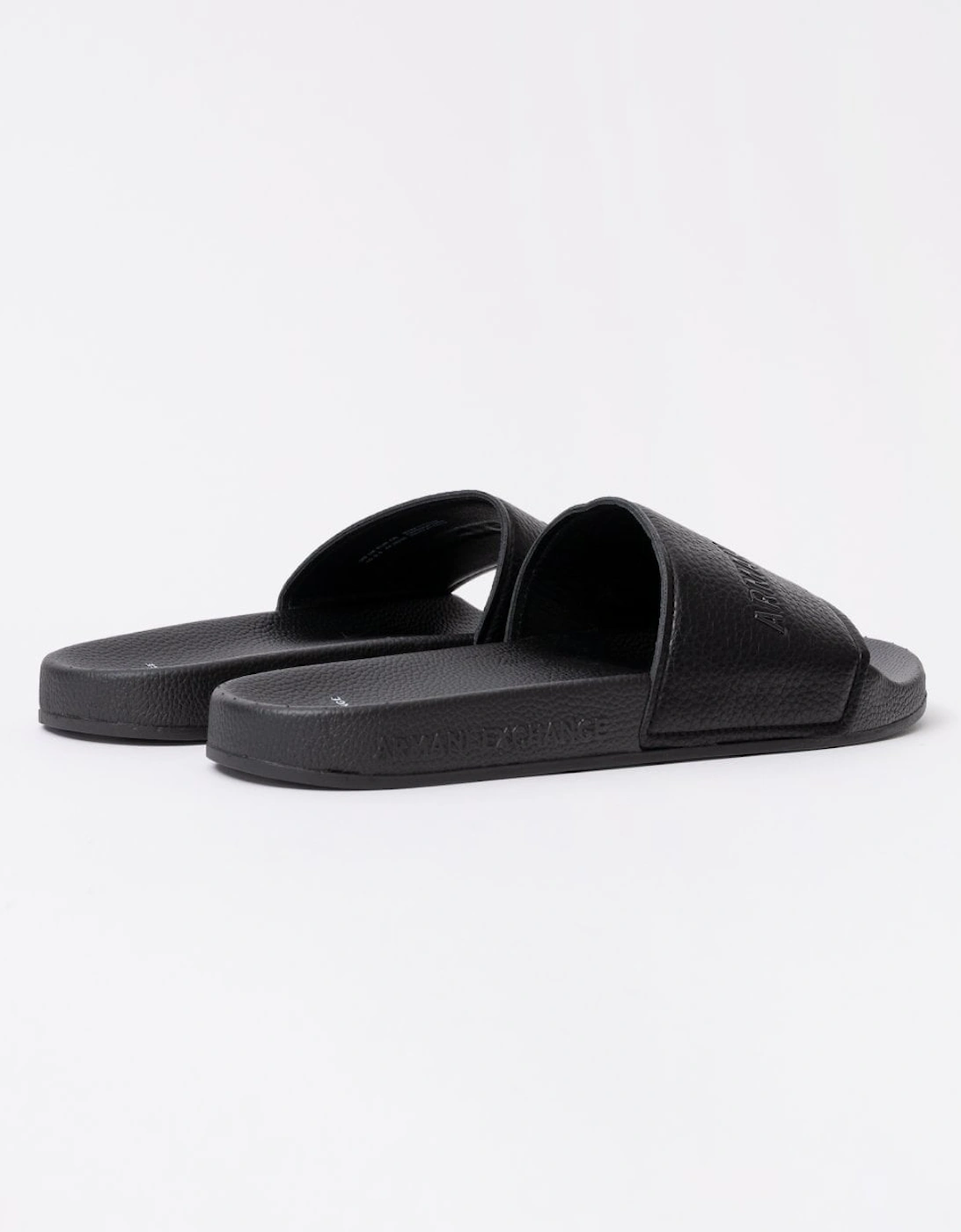 Mens Tumbled PU Sliders