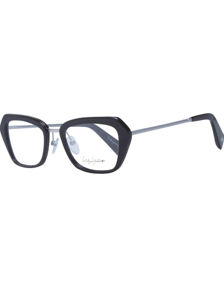 Rectangle Full-Rim Metal & Plastic Glasses Women - Black Frames