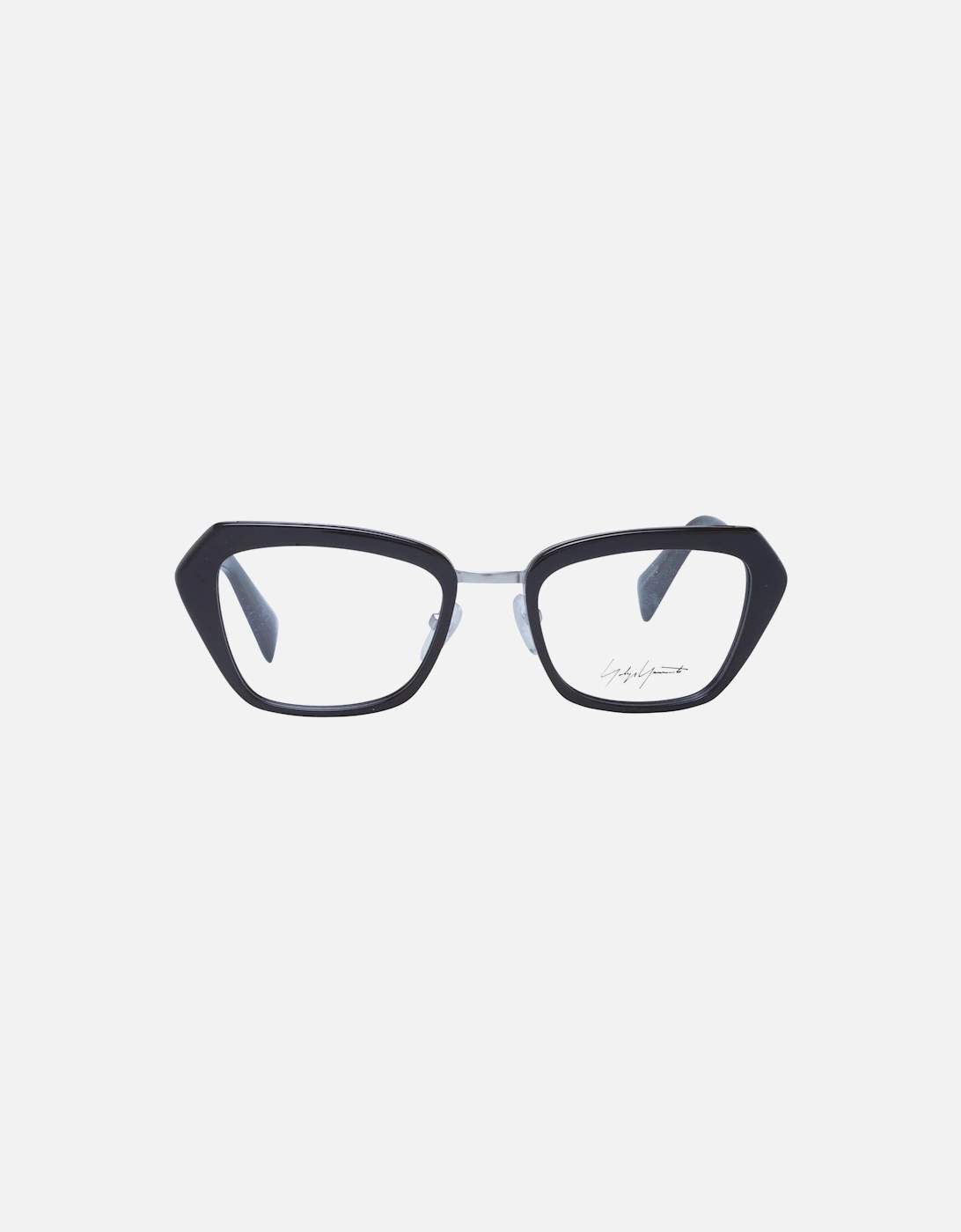 Rectangle Full-Rim Metal & Plastic Glasses Women - Black Frames