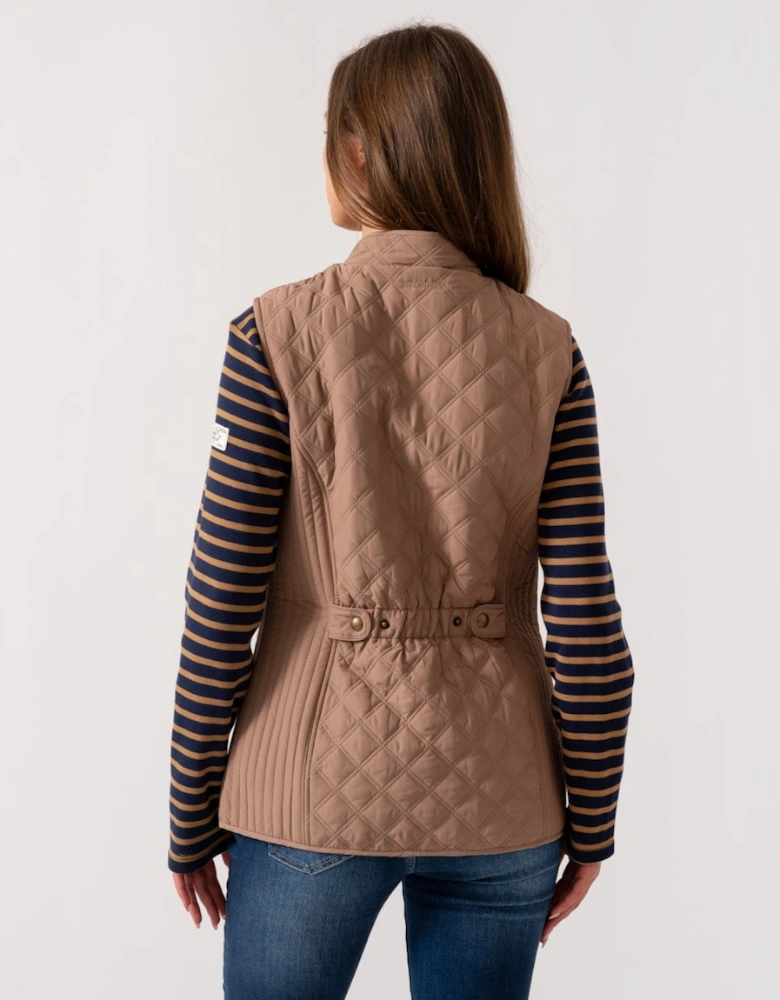 Minx Womens Diamond Quilt Gilet 223560