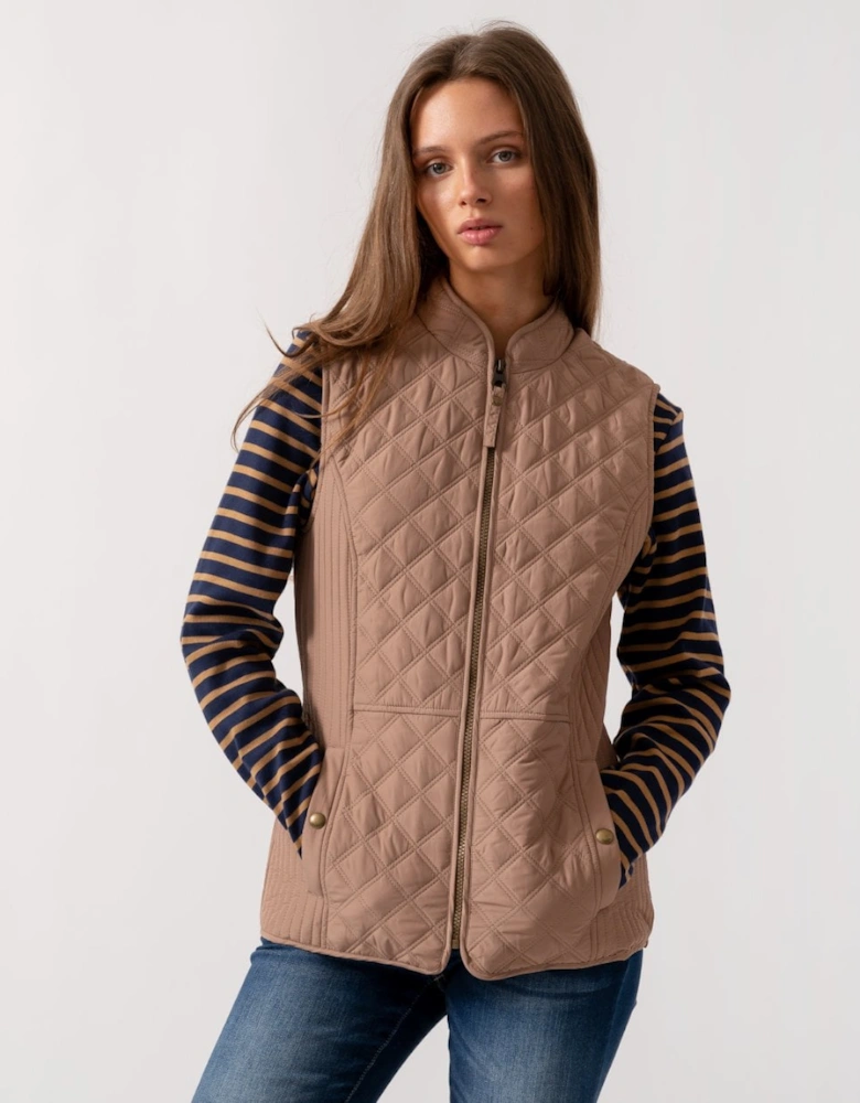 Minx Womens Diamond Quilt Gilet 223560