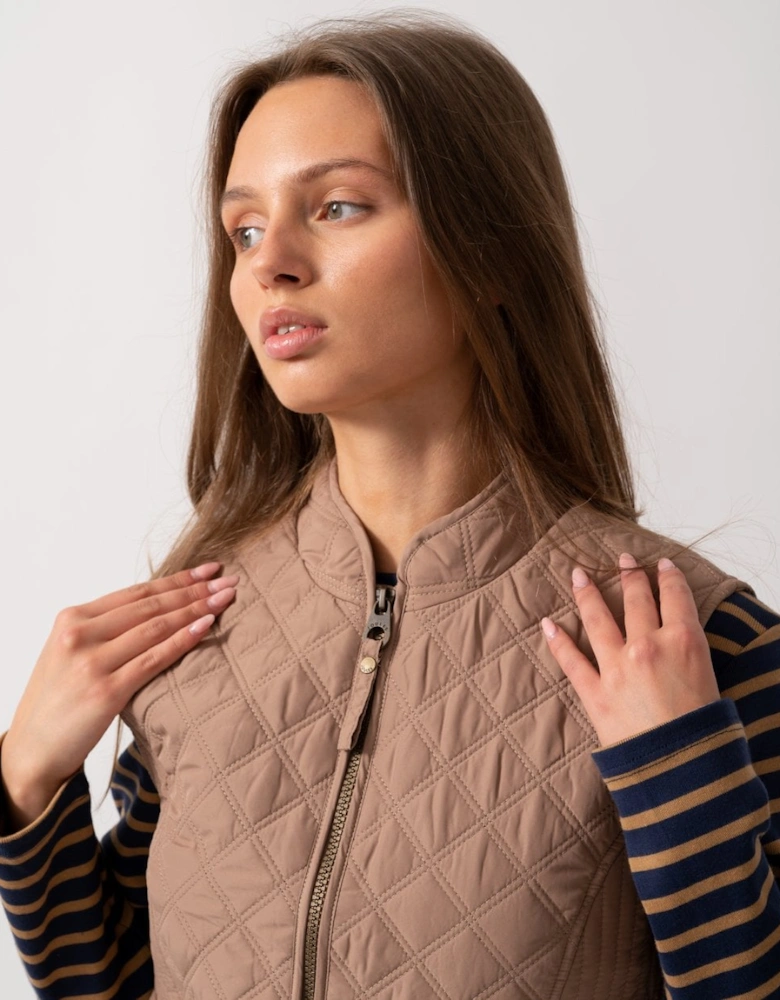 Minx Womens Diamond Quilt Gilet 223560