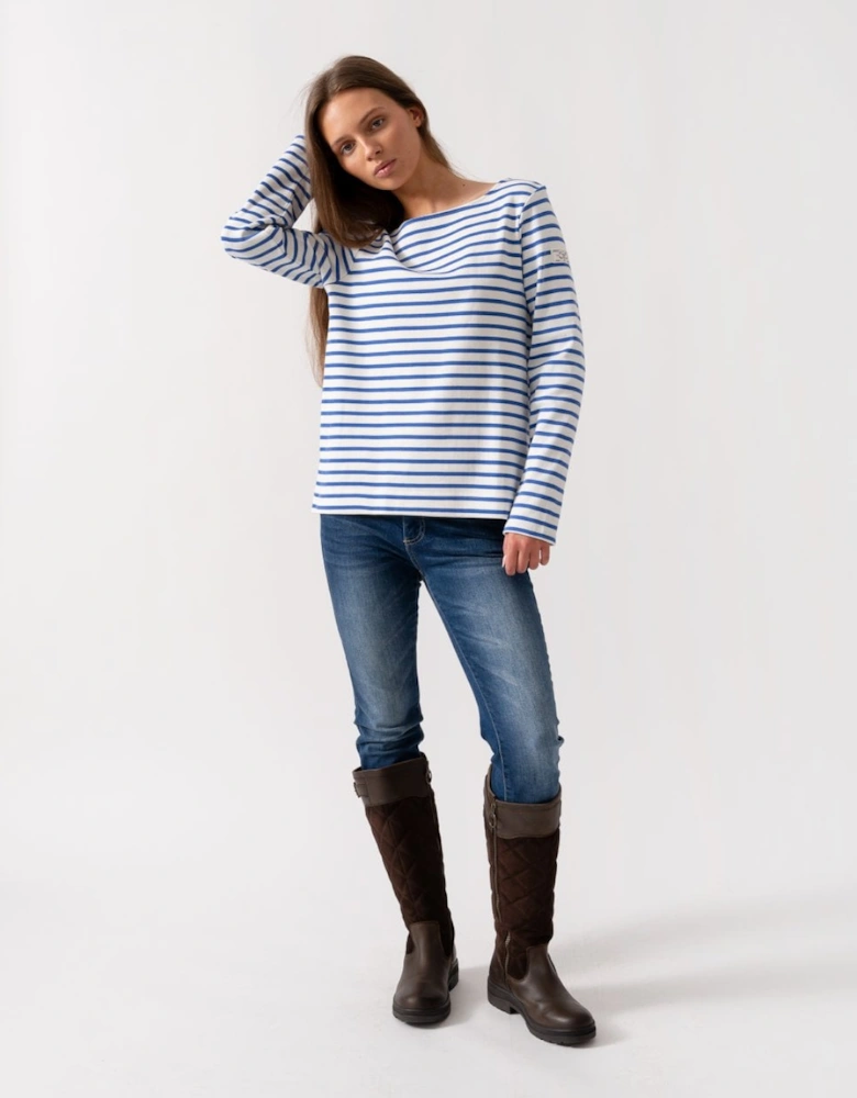 New Harbour Womens Striped Breton Top