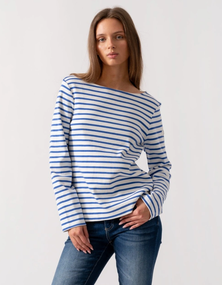 New Harbour Womens Striped Breton Top
