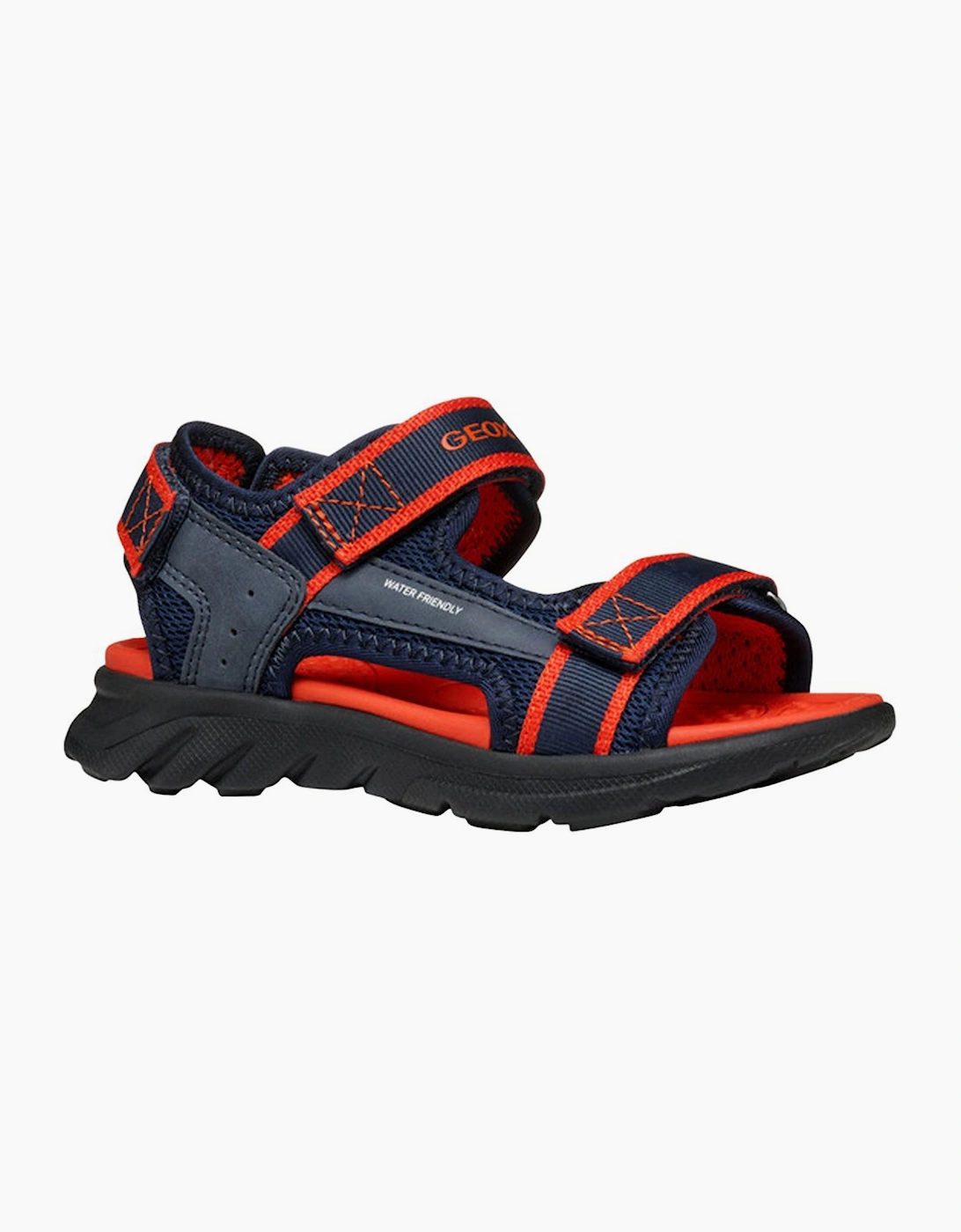 Geox Boy's Junior Airdyum Boys Sandals - Navy - Size, F (Standard)/5 (older)