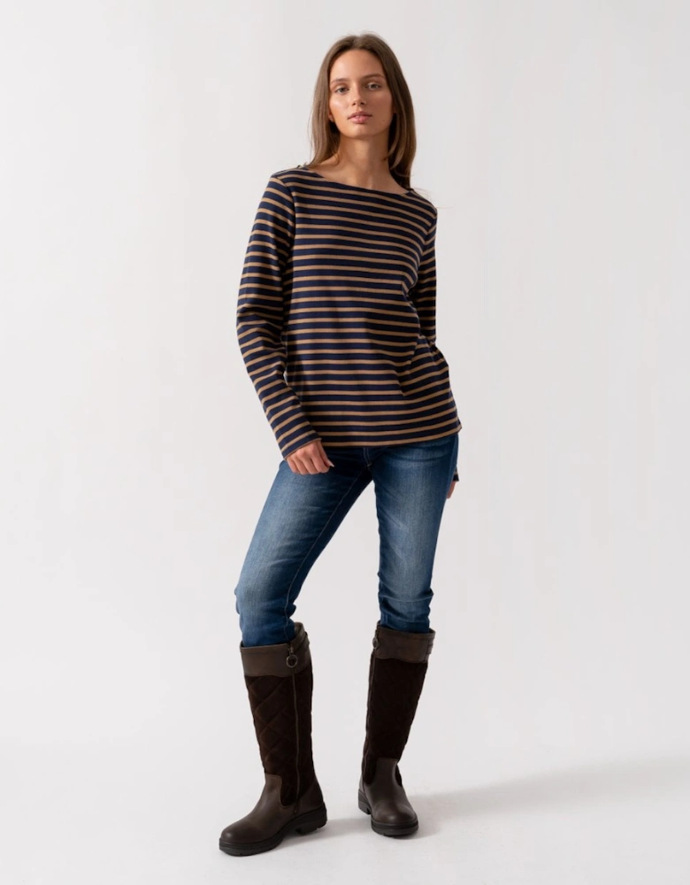 Harbour Womens Broad Stripe Breton Top