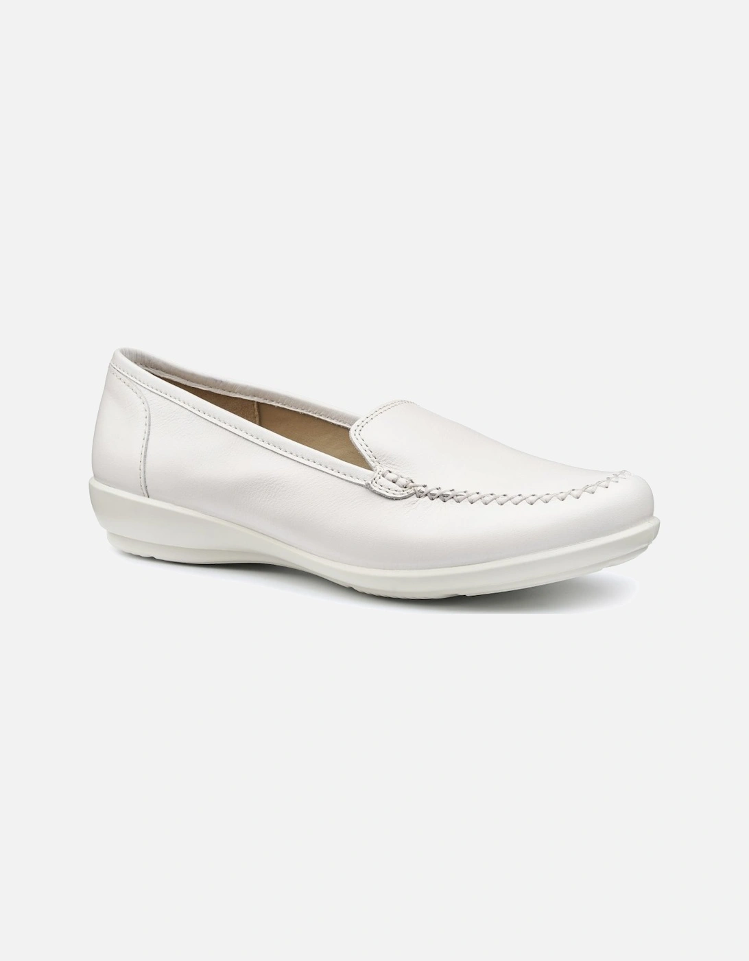 Hotter Women's White Jazz Extra Wide Shoes - Size: 5.5
