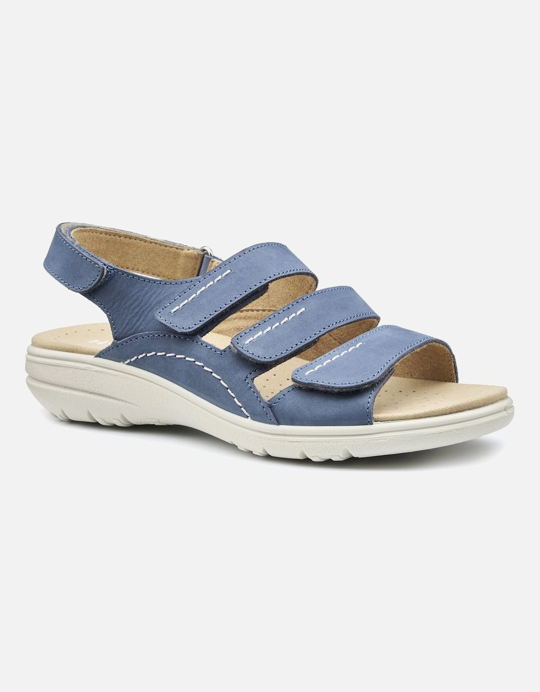 Hotter Women's Blue Abigail Sandals - Size: 7.5