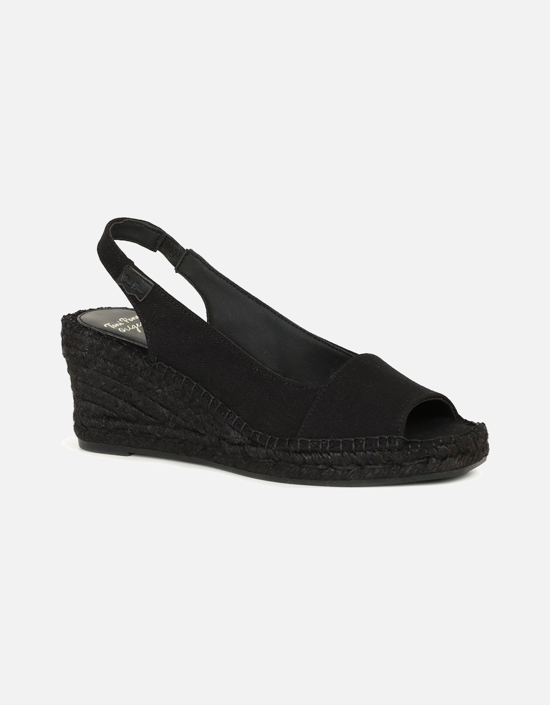 Toni Pons Women's Fiore Womens Espadrille Sandals - Black - Size: 5