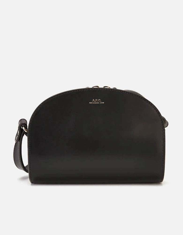 A.P.C. Clutch Demi-Lune Leather Bag