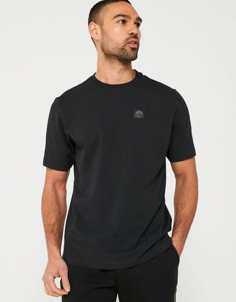 Sail Tech Logo T-Shirt - Black