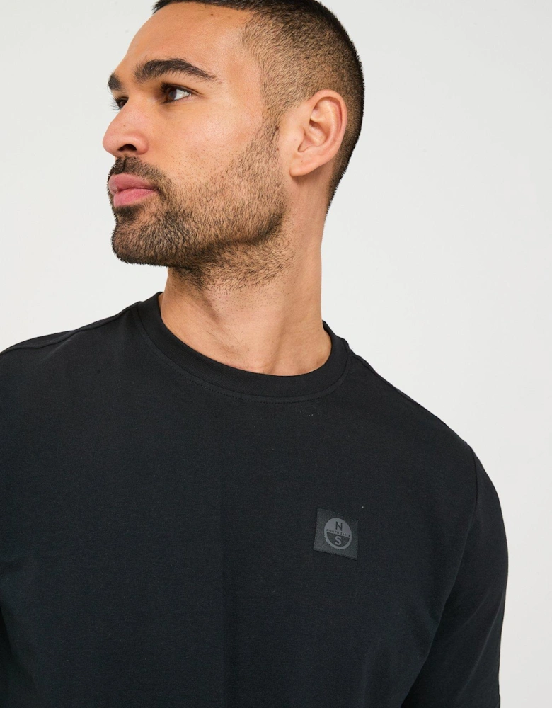 Sail Tech Logo T-Shirt - Black