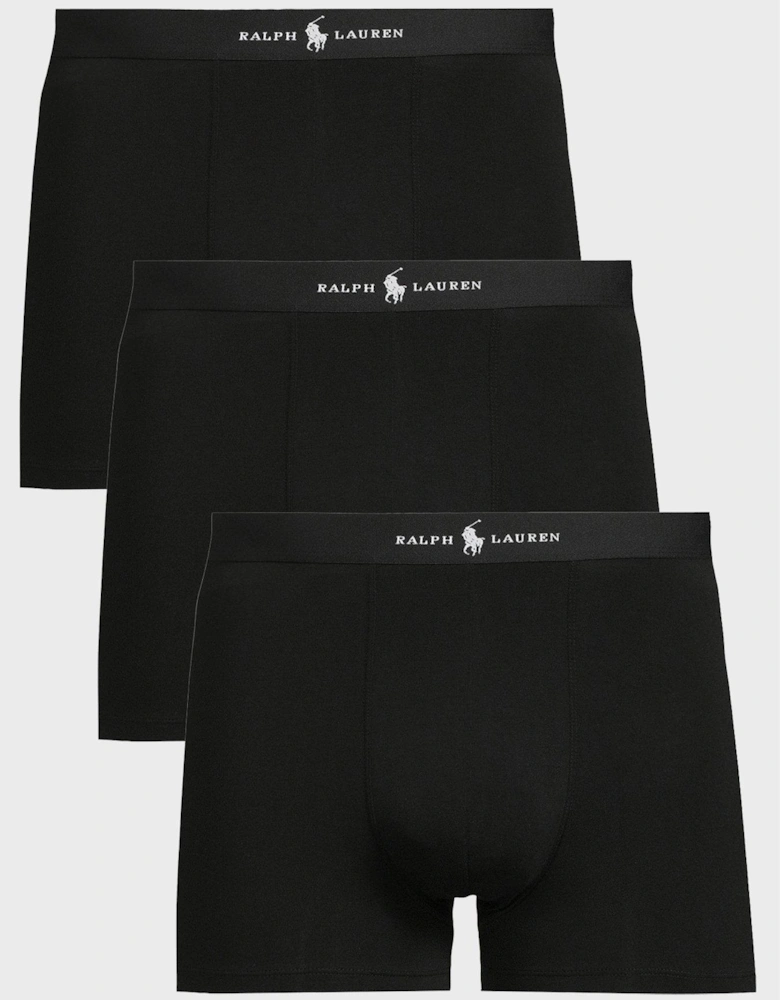 3 Pack Classic Trunks - Black